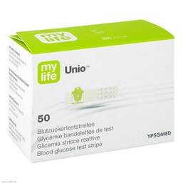 Abbildung: Mylife Unio Blutzucker-Teststreifen 50 St, Teststreifen PZN 09884897