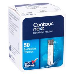 Abbildung: Contour XT Blutzuckerteststreifen next Teststreifen, 50 St PZN 09890544