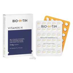 Abbildung: Bio-H-Tin Vitamin H 5 mg für 4 Monate Tabletten Tabletten, 60 St PZN 09900478