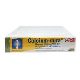 Abbildung: Calcium Dura Vit D3 Brause 600 mg / 400 I.E. Brausetabletten, 120 St PZN 09911631