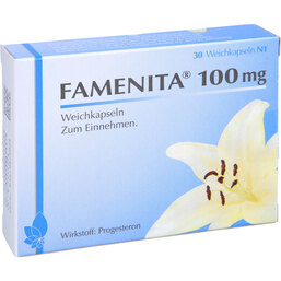 Abbildung: Famenita 100 mg Weichkapseln 30 St, Weichkapseln PZN 09915161