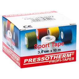 Abbildung: Pressotherm Sport-Tape 3,8cmx10m schwarz Verband, 1 St PZN 09917757