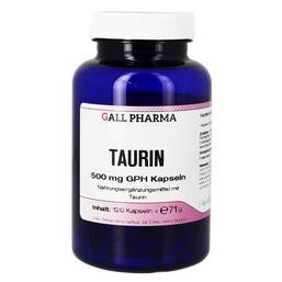 Abbildung: Taurin 500 mg GPH Kapseln Kapseln, 120 St PZN 09918691