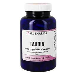 Abbildung: Taurin 500 mg GPH Kapseln Kapseln, 180 St PZN 09918716