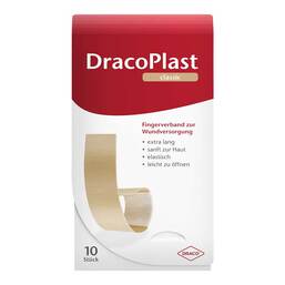 Abbildung: Dracoplast Fingerstrips 2x12cm elastic 10 St, Pflaster PZN 09920883