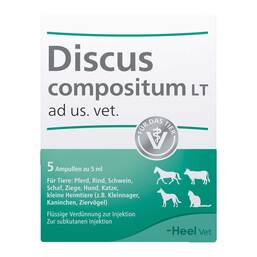 Abbildung: Discus compositum LT Ampullen vet. (für Tiere) 5 St, Ampullen PZN 09921316
