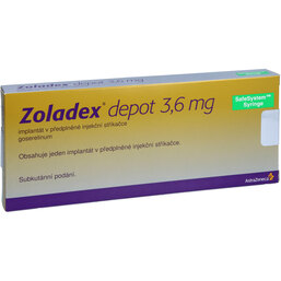 Abbildung: Zoladex 3,6 mg Implantat in einer Fertigspritze 1 St, Implantat PZN 09921569