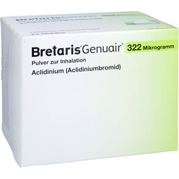 Abbildung: Bretaris Genuair 322 µg Pulver z.Inhalation 3x60ED 3 St, Inhalationspulver PZN 09924119