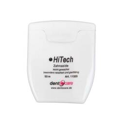 Abbildung: Dent O Care Hi-Tech Zahnseide 50 m leicht gewachst 1 P PZN 09927709