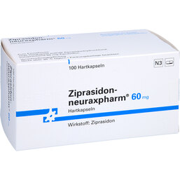 Abbildung: Ziprasidon neuraxpharm 60 mg Hartkapseln 100 St, Hartkapseln PZN 09927891