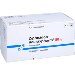 Abbildung: Ziprasidon neuraxpharm 80 mg Hartkapseln 100 St, Hartkapseln PZN 09927974