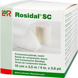 Abbildung: Rosidal SC Kompressionsbinde weich 10cmx3,5m 1 St, Binden PZN 09929660
