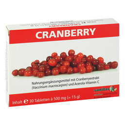 Abbildung: Cranberry Tabletten 30 St, Tabletten PZN 09935212