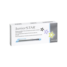 Abbildung: Juniorstar Injektionsgerät silber 1 St PZN 09937435