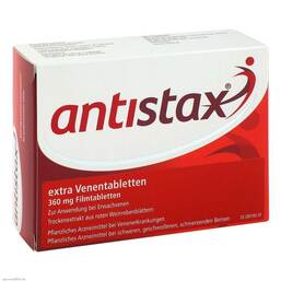 Abbildung: Antistax extra Venentabletten 60 St, Filmtabletten PZN 09944518