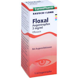 Abbildung: Floxal Augentropfen 5 ml, Augentropfen PZN 10004849