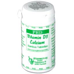 Abbildung: Vitamin D3 Calcium Bambus Tabletten 84 St, Tabletten PZN 10015563