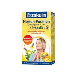 Abbildung: Zirkulin Husten Pastillen Spitzwegerich + Zink + Propolis Pastillen, 30 St PZN 10020794