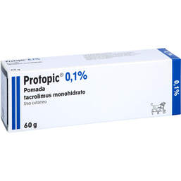 Abbildung: Protopic 0,1% Salbe 60 g, Salbe PZN 10021049