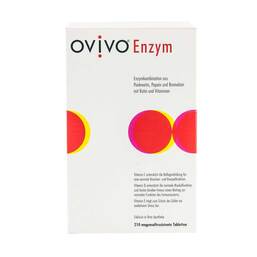 Abbildung: Ovivo Enzym magensaftresistente Tabletten Tabletten magensaftresistent, 210 St PZN 10032490