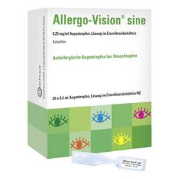 Abbildung: Allergo-Vision sine 0,25 mg / ml AT im Einzeldo.beh. Einzeldosispipetten, 20X0.4 ml PZN 10037719