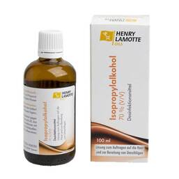 Abbildung: Isopropylalkohol 70% V / V Henry Lamotte 100 ml, Flüssigkeit PZN 10042761