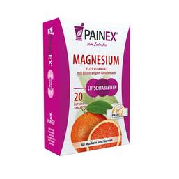 Abbildung: Magnesium Mit Vitamin C Painex 20 St, Lutschtabletten PZN 10047178