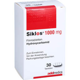Abbildung: Siklos 1.000 mg Filmtabletten 30 St, Filmtabletten PZN 10047758