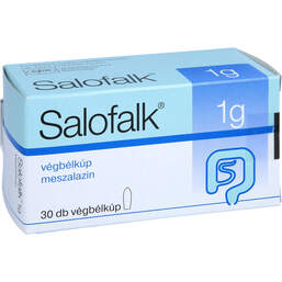Abbildung: Salofalk 1 g Suppositorien 30 St, Suppositorien PZN 10054824