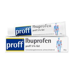 Abbildung: Ibuprofen proff 5% Gel Gel, 50 g PZN 10055522