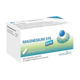 Abbildung: Magnesium 375 forte Kapseln 120 St, Kapseln PZN 10057840