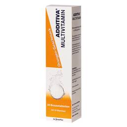 Abbildung: Additiva Multivitamin Orange R Brausetabletten Brausetabletten, 20 St PZN 10060167