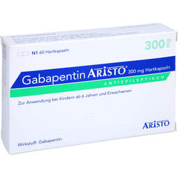 Abbildung: Gabapentin Aristo 300 mg Hartkapseln 60 St, Hartkapseln PZN 10061149