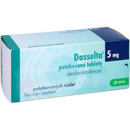 Abbildung: Dasselta 5 mg Filmtabletten 100 St, Filmtabletten PZN 10061818