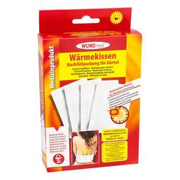 Abbildung: Wärmekissen Nachfüllpackung für Gürtel Einmalgebrauch 4 St PZN 10063160
