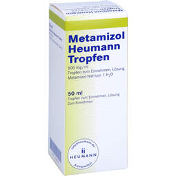 Abbildung: Metamizol Heumann Tropfen 500 mg / ml 50 ml, Tropfen PZN 10065118