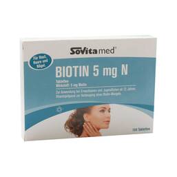 Abbildung: Sovita med Biotin 5 mg N Tabletten Tabletten, 150 St PZN 10065963