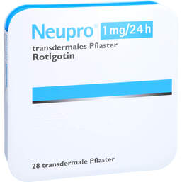 Abbildung: Neupro 1 mg / 24 h transdermale Pflaster 28 St, Pflaster transdermal PZN 10068335