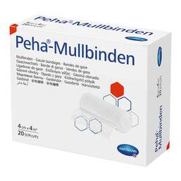 Abbildung: Peha-Mullbinde 4 cm x 4 m 1 St, Binden PZN 10069180