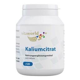 Abbildung: Kaliumcitrat 560 mg Kapseln Kapseln, 120 St PZN 10087195