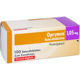 Abbildung: Oprymea 1,05 mg Retardtabletten 100 St, Retard-Tabletten PZN 10090613