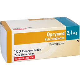 Abbildung: Oprymea 2,1 mg Retardtabletten 100 St, Retard-Tabletten PZN 10090665