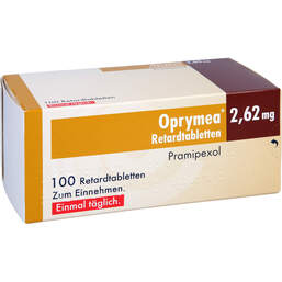Abbildung: Oprymea 2,62 mg Retardtabletten 100 St, Retard-Tabletten PZN 10090688