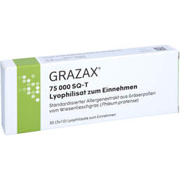 Abbildung: Grazax Lyo Tabletten 30 St, Sublingualtabletten PZN 10101334