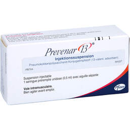 Abbildung: Prevenar 13 Injektionssuspension 1 St, Injektionssuspension PZN 10101535