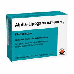 Abbildung: Alpha Lipogamma 600 mg Filmtabletten Filmtabletten, 30 St PZN 10109100