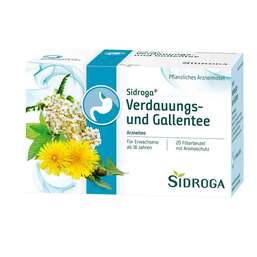 Abbildung: Sidroga Verdauungs- und Gallentee Filterbeutel Tee, 20X2.0 g PZN 10109229