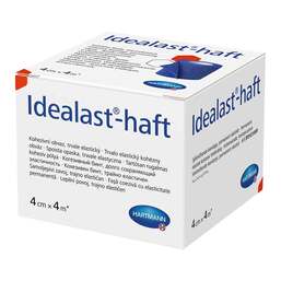 Abbildung: Idealast-haft color Binde 4 cm x 4 m blau 1 St, Binden PZN 10109376