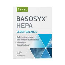 Abbildung: Basosyx Hepa Syxyl Tabletten Tabletten, 60 St PZN 10110505