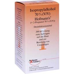 Abbildung: Isopropylalkohol 70% V / V Hofmann`s Lösung, 200 ml PZN 10112496